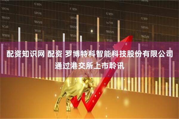 配资知识网 配资 罗博特科智能科技股份有限公司通过港交所上市聆讯
